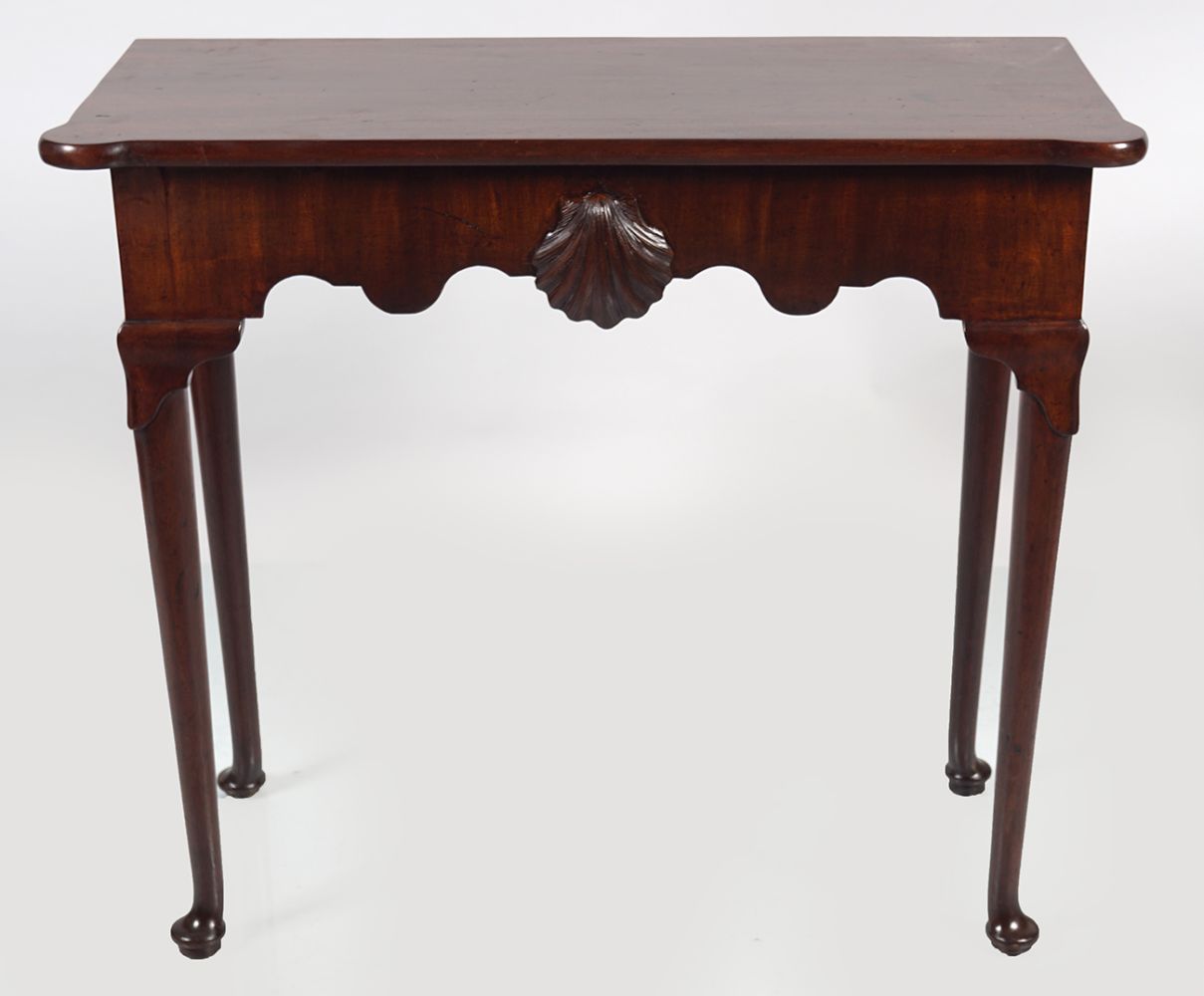 IRISH 18TH-CENTURY MAHOGANY SIDE TABLE