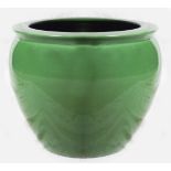 GREEN GLAZED JARDINIERE