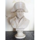 FAUX MARBLE BUST OF NAPOLEON