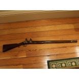 DOUBLE SHOT FLINTLOCK RIFLE