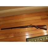 18TH/19TH-CENTURY FLINTLOCK RIFLE