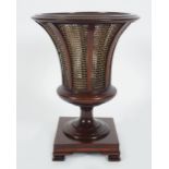 EDWARDIAN MAHOGANY FERN STAND