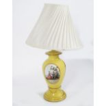 PAIR OF PORCELAIN TABLE LAMPS
