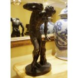 BRONZE CLASSICAL FIGURE OF A DISCUS THROWER