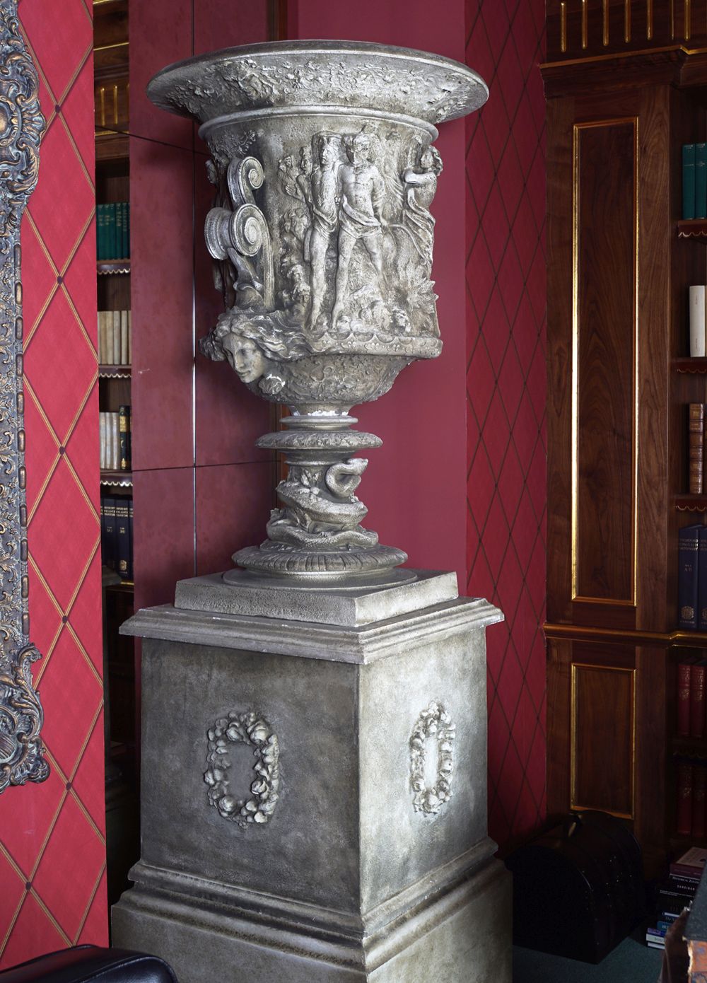 PAIR OF MONUMENTAL NEO-CLASSICAL URNS