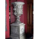 PAIR OF MONUMENTAL NEO-CLASSICAL URNS