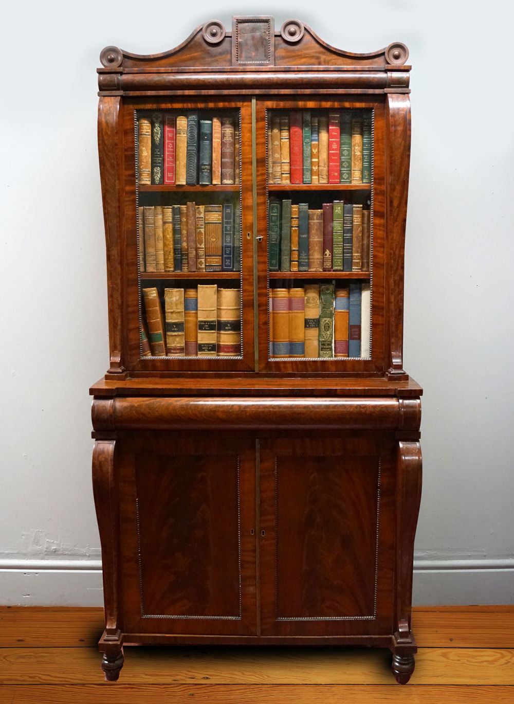 REGENCY PERIOD MAHOGANY BOOKCASE