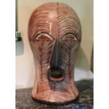 AFRICAN CEREMONIAL TRIBAL MASK