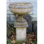 MOLDED STONE JARDINIERE