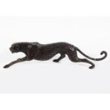 BRONZE SCULPTURE OF A CHEETAH