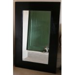 DESIGNER EBONY FRAMED MIRROR