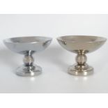 PAIR OF DESIGNER PLATED SOAP BOWLS