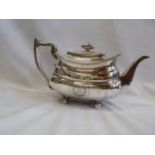 Georgian silver teapot - London 1813 ( approx 17 ozt )
