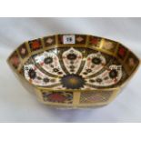 Royal Crown Derby Imari 1128 octagonal fruit bowl (second quality)