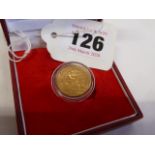 Gold 1/2 Sovereign 1911 ( 4g )