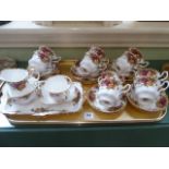 Royal Albert Old Country Roses tea set