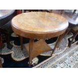 Victorian inlaid walnut oval centre table