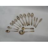 Silver teaspoons etc ( 6 ozt )