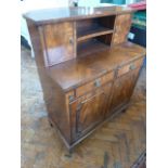 Mahogany Regency style fold top bureau