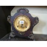Ansonia metal case mantel clock