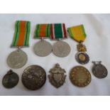 WWI defence medals, Service Beyond Self, Second Empire Medaille Actes de Devouement 1852,