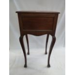 Edwardian mahogany sewing table