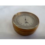 Brass cased pocket barometer No 1155