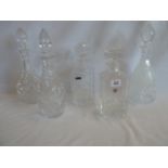 Cut glass decanters - Somerset,
