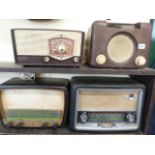 Vintage Bakelite valve radios - Bush DAC 90, Cossor,