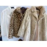 Artificial fur jackets,