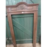 Tall oak picture or mirror frame (59" x 3£)