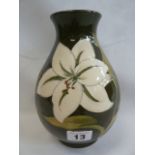 Moorcroft Bermuda Lily vase