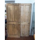 19thC Pine panel interior doors (2)