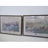 Hunting prints 'The Grand Leicestershire Fox Hunt' Alken (2)