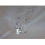 Baccarat Glass prancing horse figure