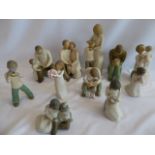 Collection of Willow Tree family figures - Demdaco - Susan Lordi (11)