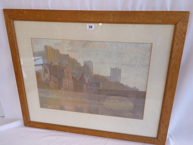 Pastel - Durham Cathedral - S Watson