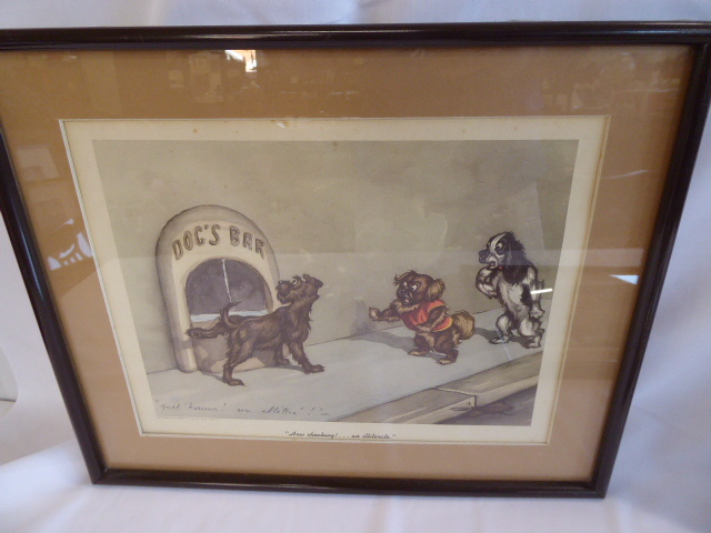 Humorous dog cartoon prints - Boris O'klein (3) - Image 2 of 4