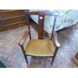 Parker Knoll mahogany child's armchair