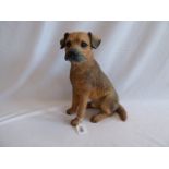 Border Fine Arts fireside dog Border Terrier