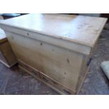 Victorian pine mule chest