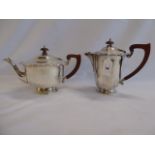 Silver teapot and water jug - Birmingham 1913 (24 ozt)
