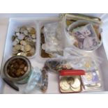 Sundry British, foreign coins,