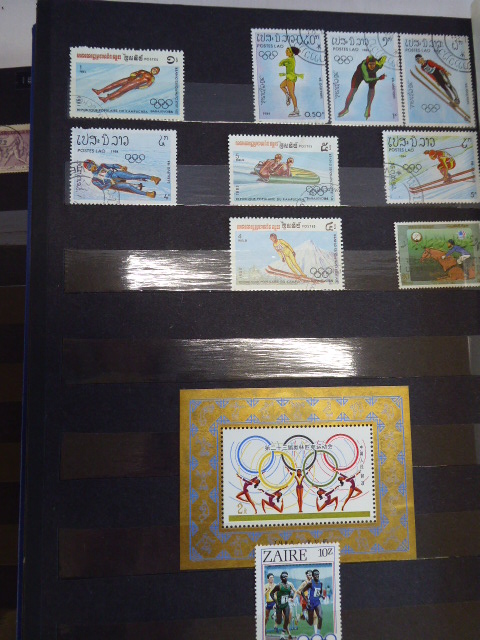 Stamp albums- Olympics stamps c1896 to 1984 and early to mid 20thC worldwide (4) - Image 5 of 6