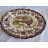 Palissey game series oval serving plate