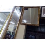Gilt framed mirrors (2)