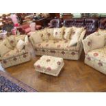 David Gundry Broadway suite consisting of Knole Major sofa,