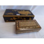 Marquetry jewellery box - Winckley ware box (2)