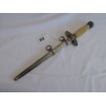 Paul Weyersberg & Co Solingen Luftwaffe dagger in scabbard