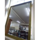 Large gilt frame bevel edge mirror (51" x 39")